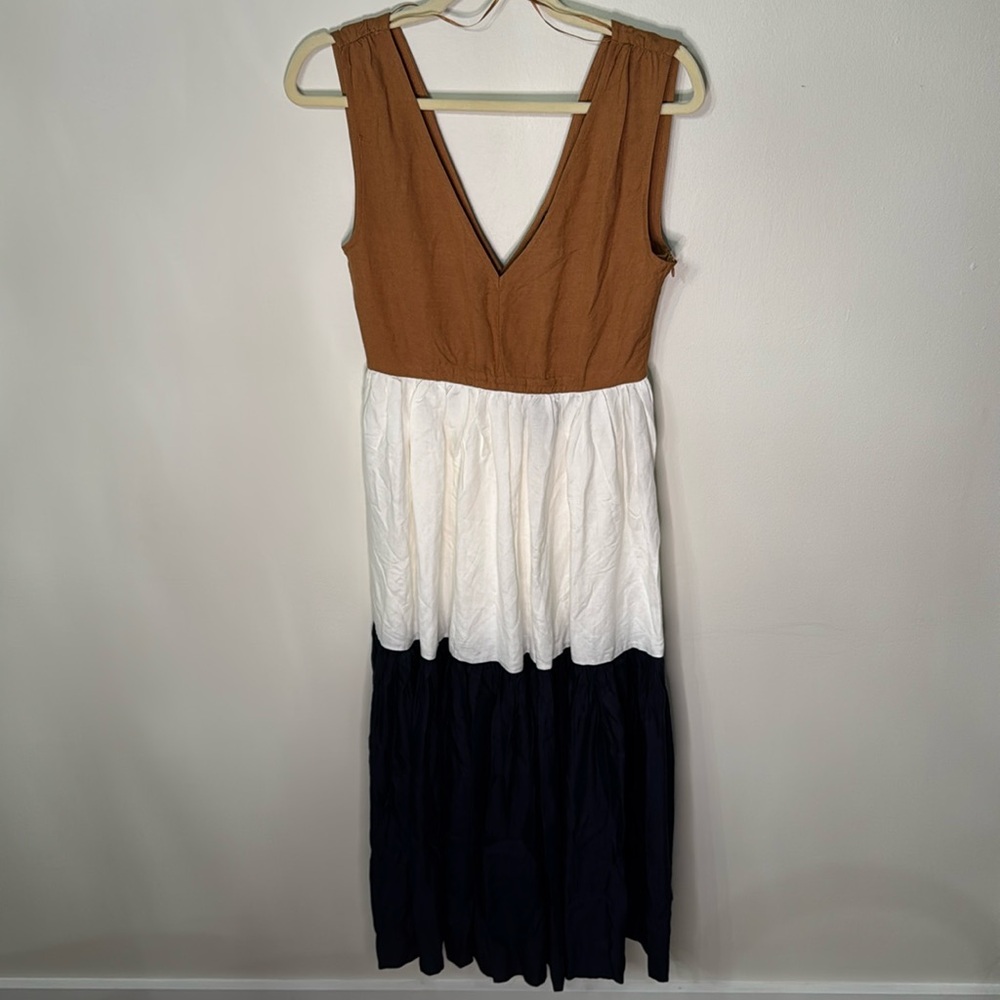 Anthropologie En Saison Palmero V Neck Maxi Dress - Picture 3 of 8